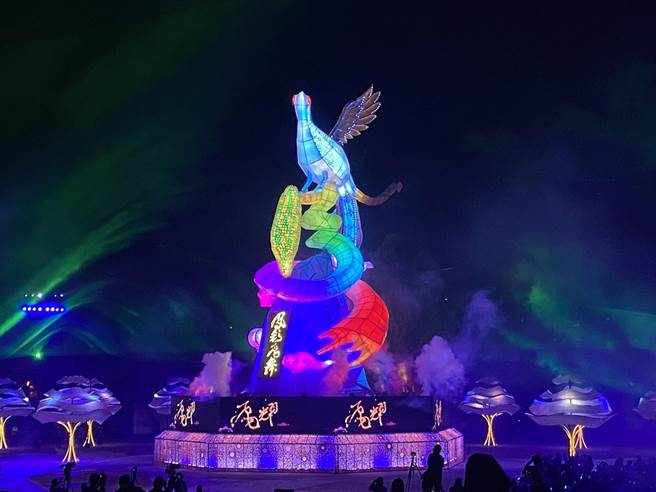 2022台湾灯会将在2月28日于高雄卫武营主灯区谢幕。（陈佑诚摄）
