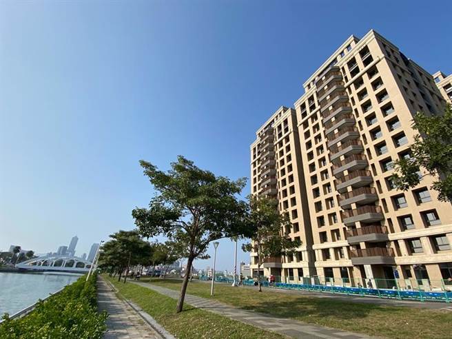 （永信建設位於高雄五甲公園及前鎮河畔第一排，近R5紅線捷運站的「禾豐」建案，今年6月將成屋銷售。圖／永信建設提供）
