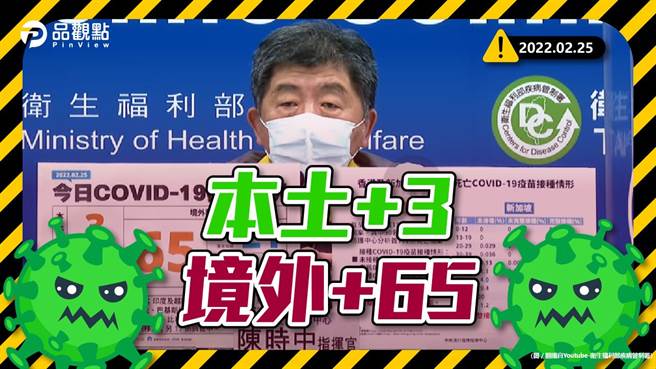 双北父子确诊 宜兰增1例本土。(品观点提供)