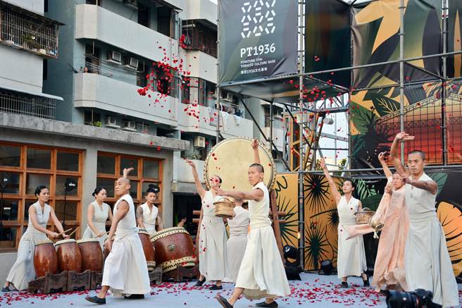 屏菸1936文化基地25日開幕，邀請優人神鼓到場演出。（林和生攝）