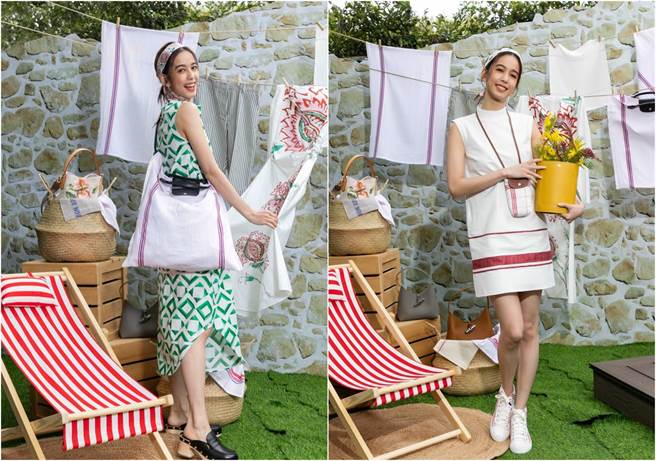 陳庭妮被求婚後首次出席活動。(圖／品牌提供)