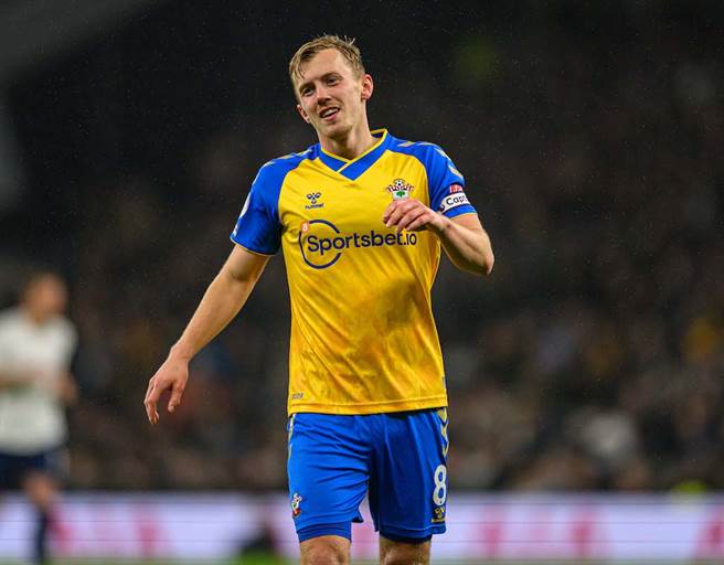 南安普敦队长 沃德-普劳斯本赛季各自攻进了6球（图片来源︰达志影像）