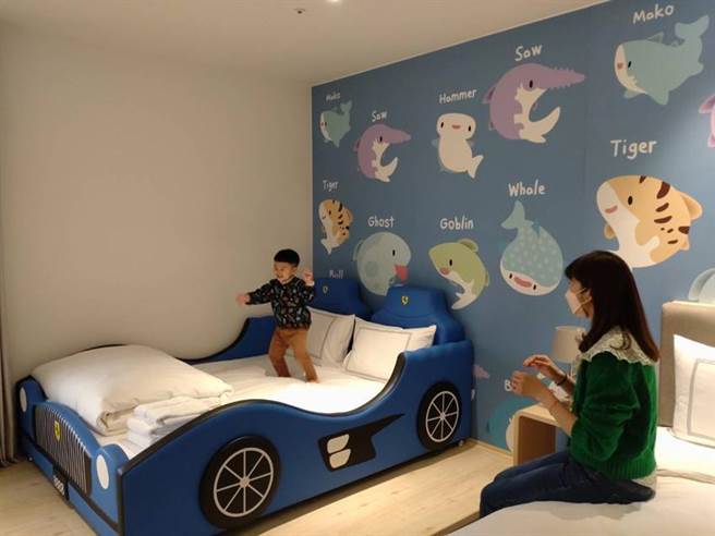 （台中凤凰酒店主打亲子酒店，今年1月中试营运以来，平均住房率可达6成。图／曾丽芳）