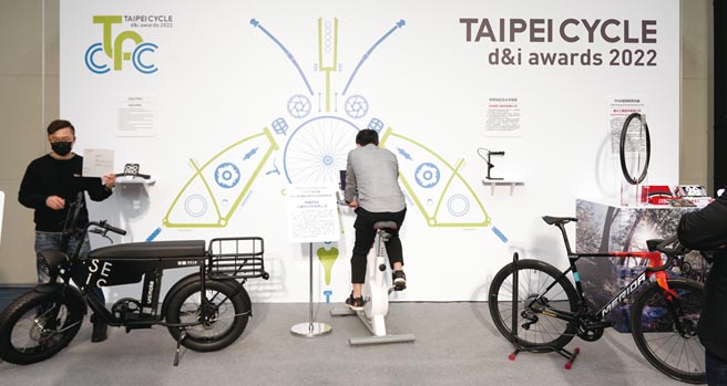 台北國際自行車展3月9日開展，吸引國內外638名業者參展。圖／貿協提供