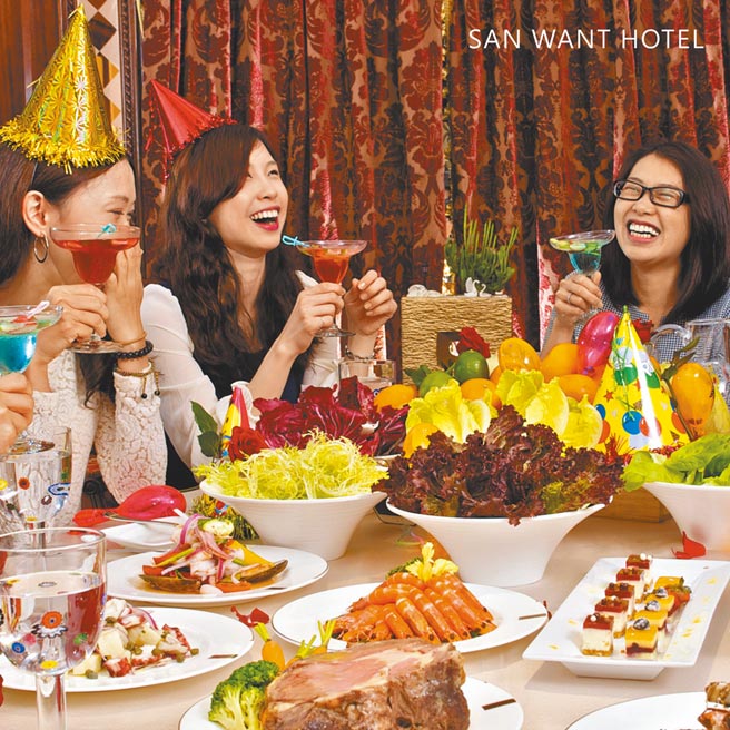 台北神旺大饭店「伯品廊」经典欧风自助餐4人同行享8折。（台北神旺大饭店提供）