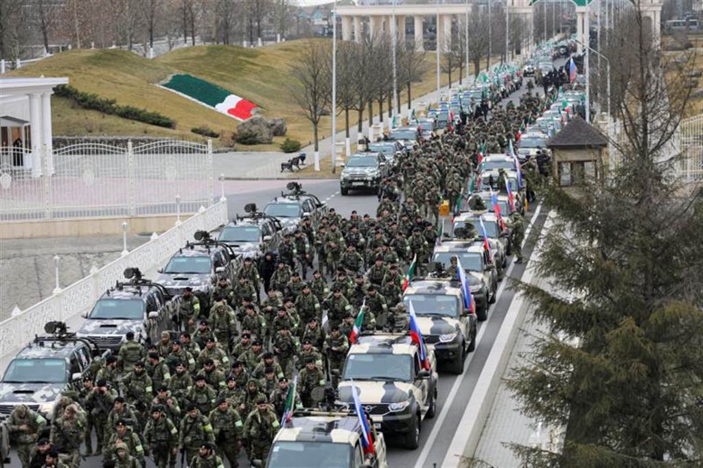 车臣将动员1万名士兵派往乌克兰作战。图/路透社(photo:ChinaTimes)