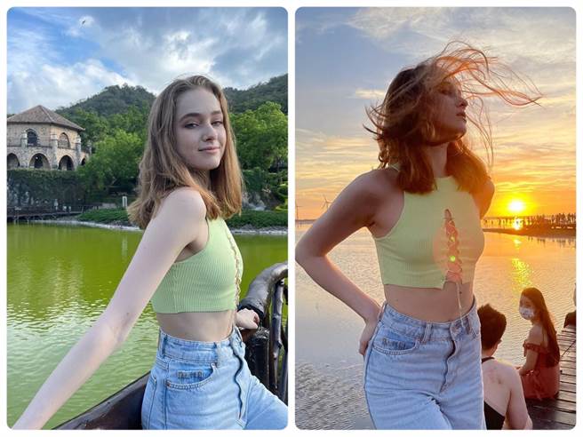 俄国正妹发限动「反对乌俄战争」。（图／翻摄自Tasia的IG）