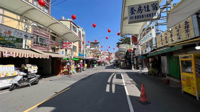 旗津228连假首日仍不见游客。（柯宗纬摄）