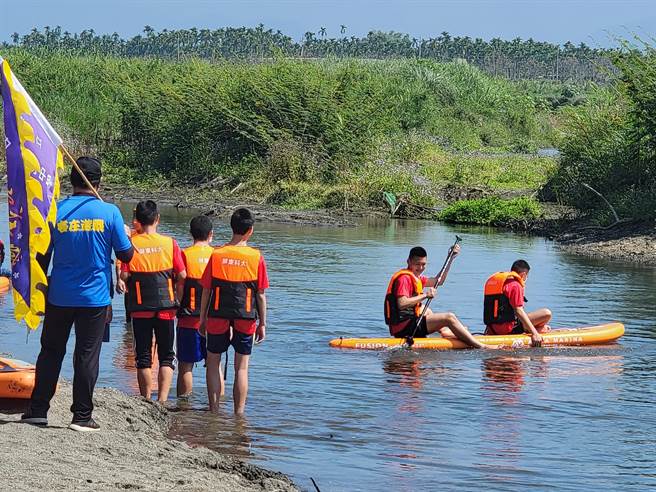 演繹客庄戰事文化，六堆戰士齊聚竹田「出堆」。(翻攝畫面)
