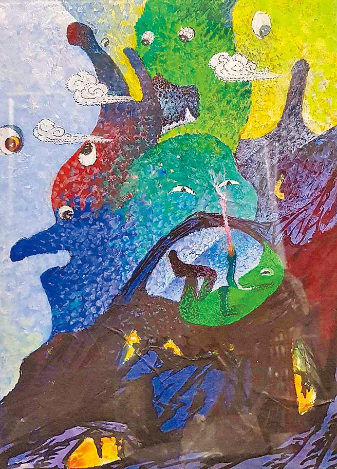 当代新水墨画奇才方草作品。图／上古艺术提供