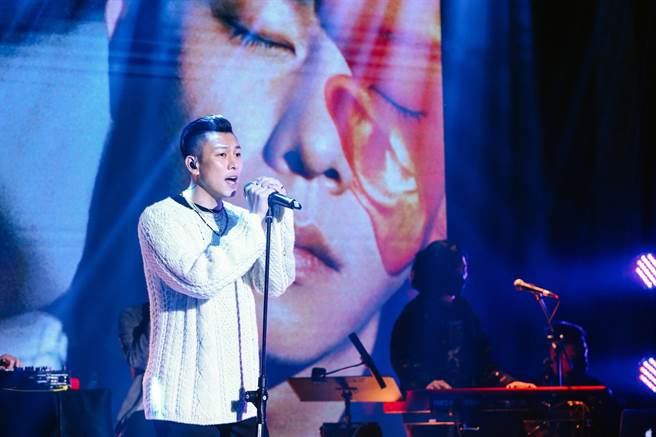 瘦子今举办新专辑《EARTHBOUND》发片记者会。（邓博仁摄）