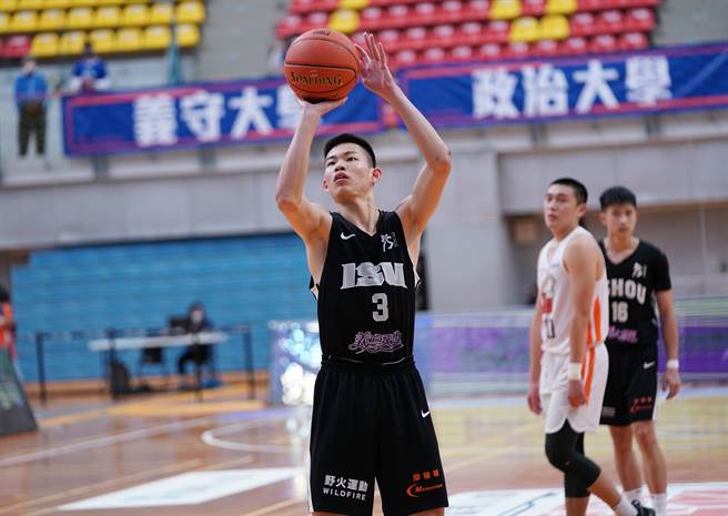 義守大學余祥平12分。（大專體總提供）