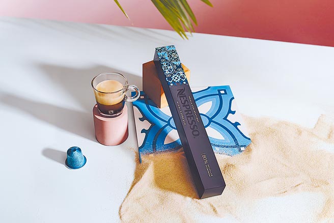 Nespresso邁阿密濃縮咖啡揉合了邁阿密的歷史沿革與咖啡文化，調和經深焙處理的拉丁美洲咖啡豆與加勒比海咖啡豆，使此款咖啡帶有濃郁穀物香、胡椒辛香與菸草葉香氣。圖／Nespresso提供
