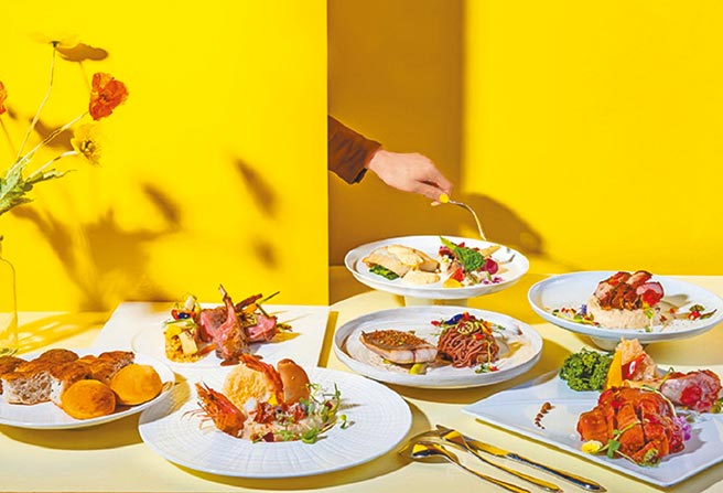 南港老爷行旅Soft Kitchen春季套餐「飨食好味」结合东西饮食文化，以创新手法颠覆台湾味，令人惊艳。图／南港老爷行旅提供