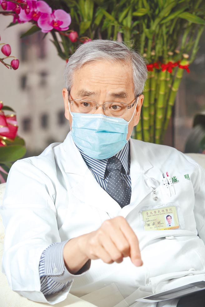 台北榮總新任院長陳威明。（張鎧乙攝）