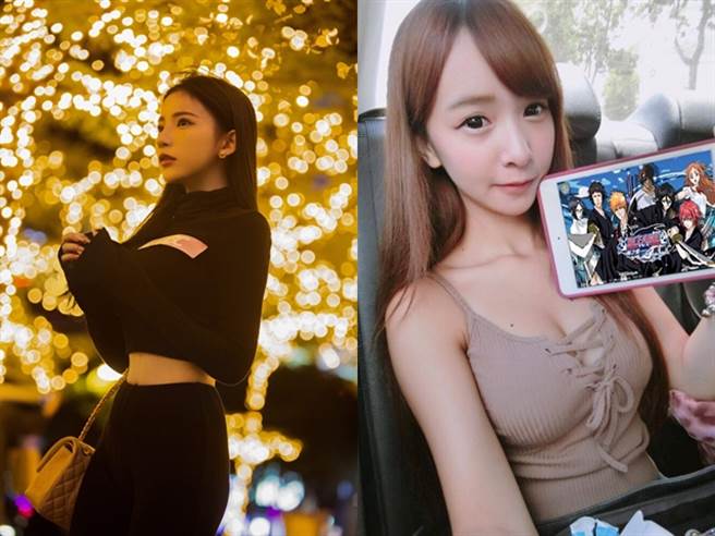 BMW i8衝進前方休旅車底盤下，女車主當時在旁查看車況，連身洋裝露出火辣身材，網友也神出身分，她是名有31萬粉絲的網紅小模「Kimi柔」。（翻攝自Kimi柔臉書粉專）