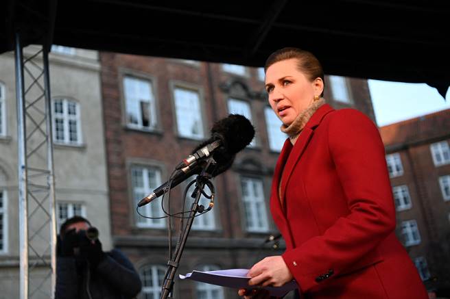 丹麥女總理佛瑞德里克森（Mette Frederiksen）。(圖/路透社)