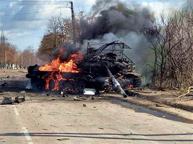 图为俄乌战争画面。（图／撷取自乌克兰军方推特）