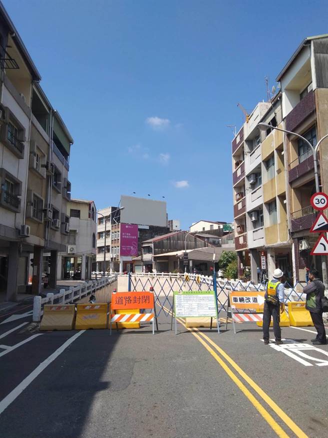 府连地下道将再度延长封闭至4月30日。（警方提供／曹婷婷台南传真）