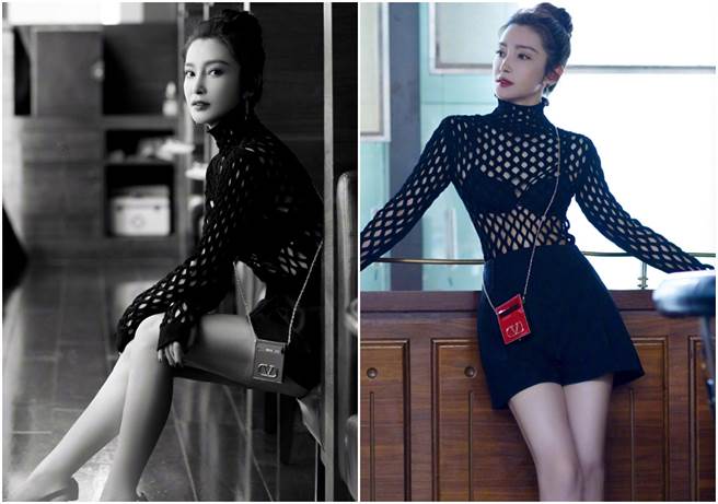 49岁李冰冰有着冻龄的外貌。（图/李冰冰微博）