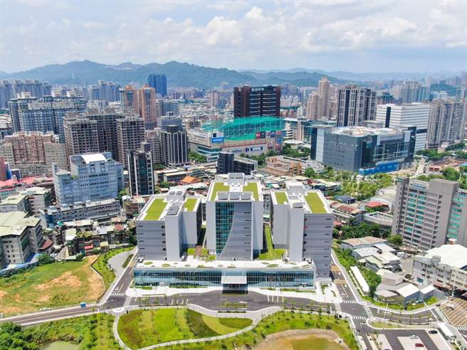 新店寶高智慧產業園區進駐率已達9成5，預計4月底辦理園區啟用。（新北市經發局提供）