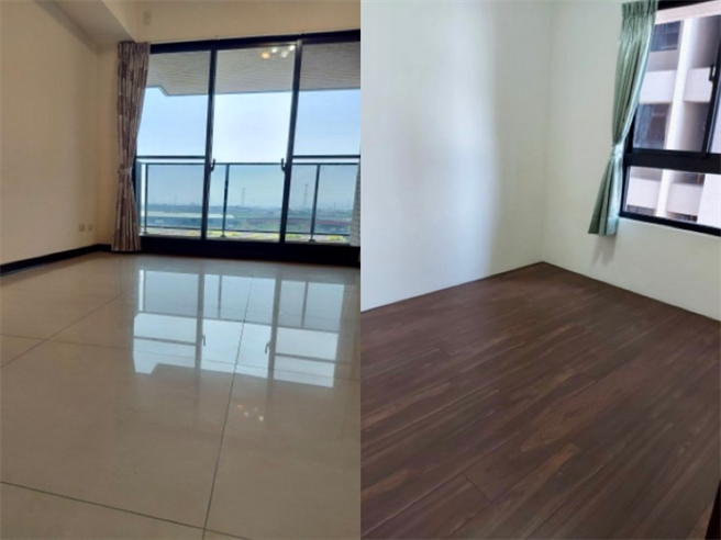 一名女網友將住了三年的房子退租，屋況竟保持得像沒人住過一樣，地板還乾淨到發亮，超狂屋況曝光讓萬人驚呆。(組圖/截自爆廢公社)