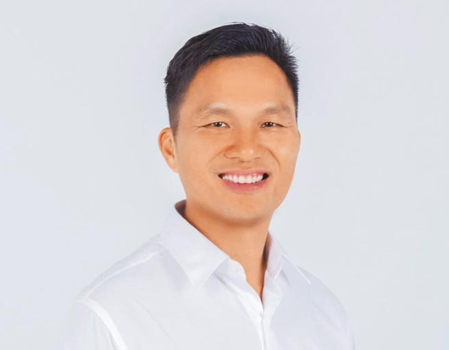 和美鎮還社里里長陳泊羽爭取國民黨提名，角逐和美鎮長。（陳泊羽提供／吳敏菁彰化傳真）