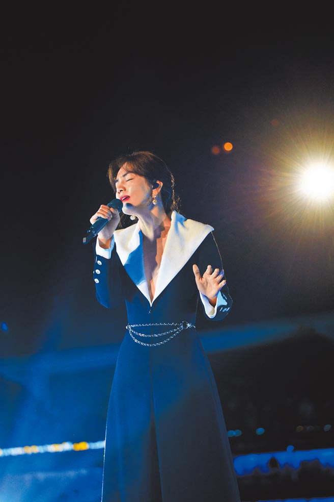 Ella日前為歌舞劇《山海屏行》壓軸演出。（勁樺娛樂提供）