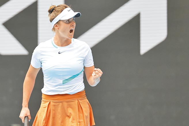 烏克蘭女網好手絲薇托莉娜準備把下站賽事獎金捐給祖國。（美聯社資料照片）