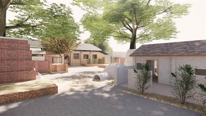 云林县政府修缮虎尾镇建国眷村，连结新旧城区带动地方整体发展。此为示意图。（云林县政府提供／张朝欣云林传真）