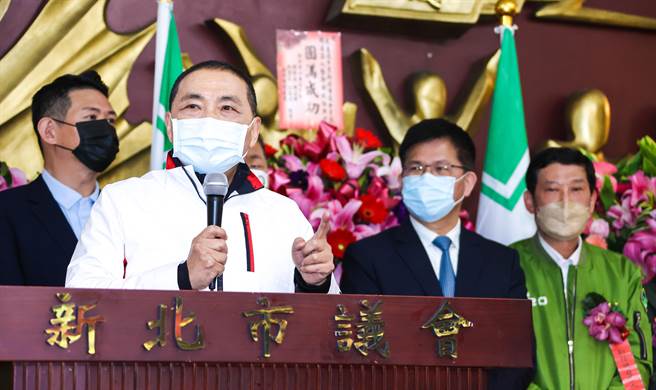 新北市长侯友宜（图中）。（资料照/罗永铭摄）