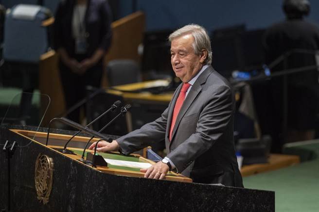 联合国秘书长古特瑞斯去年曾公开表达，对核裁军陷入停顿表达担忧。（新华社）