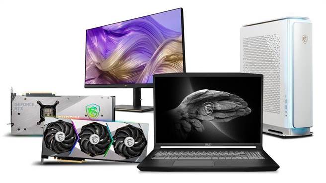 （微星祭出旗下创作者产品线价值逾3.5万美元的高阶产品，作为MSI Creator Awards 2022数位艺术品创作竞赛奖品。图／业者提供）