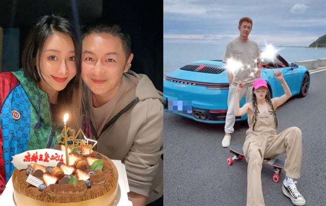 蔣麗莎和老公陳浩民攜手度過難關，結婚11年感情甜蜜。（圖／微博、抖音@蔣麗莎）