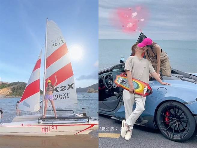 蔣麗莎和陳浩民日子過得舒適。（圖／抖音@蔣麗莎）