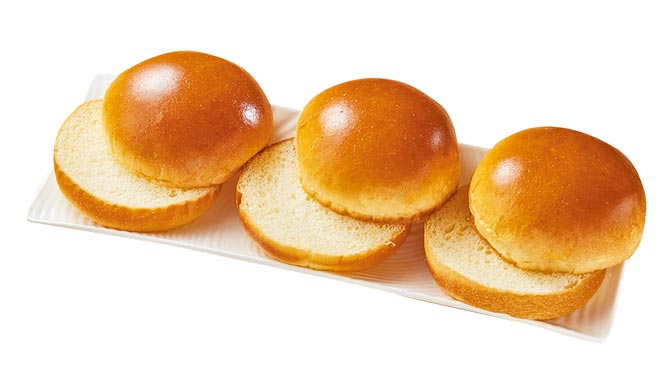 全联美式麵包3入，特价36元。（全联提供）