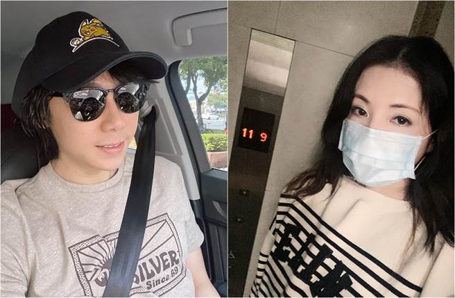 「八三夭」霸天停电时打算出门，结果车库门开不了，何如芸则是要出门得爬20楼楼梯打算冒险搭电梯。(取材自八三夭霸天、何如芸 Michelle Ho脸书)