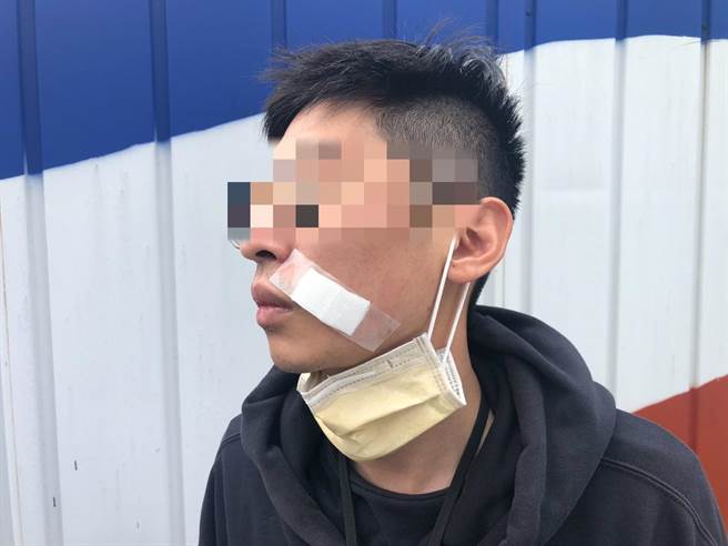 骑士殴打排气拦检员 新北环保局报警提告（叶德正	传真）