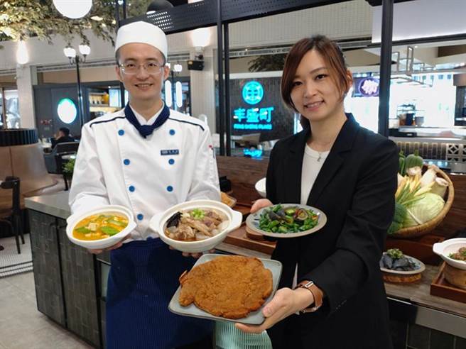 （台式茶餐厅「丰盛町」菜单全面升级，重新演绎「黑白滷、潮茶、砂锅菜」的台式新风味。图／曾丽芳）
