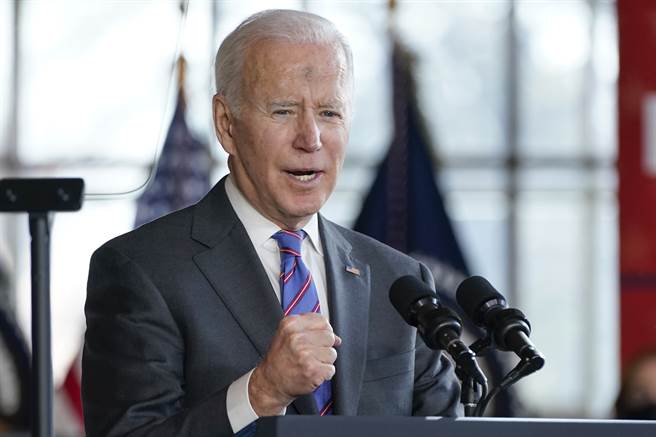 美国总统拜登昨晚发表国情咨文演说，估计有3820万人观看电视转播。(图／美联社)