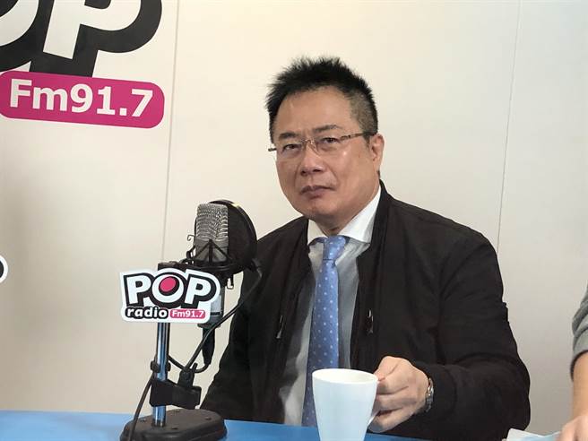 國民黨前副祕書長蔡正元。（趙婉淳攝）