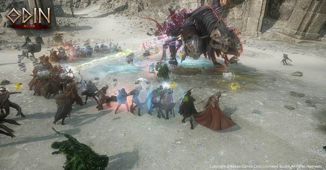 玩家协力对抗第二章地图的世界Boss加姆