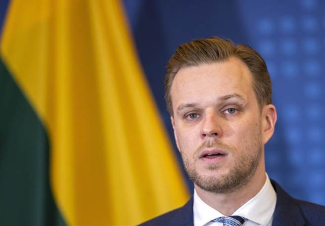 蓝斯柏吉斯表示，立陶宛支持台湾与乌克兰秉持的是同样道理，即捍卫独立自主原则及宝贵的自由。（图／美联社）