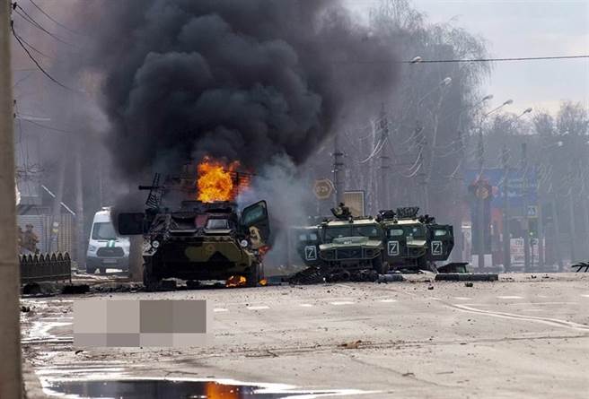 俄罗斯军队攻击乌克兰第2大城哈尔科夫。（资料照／美联社）