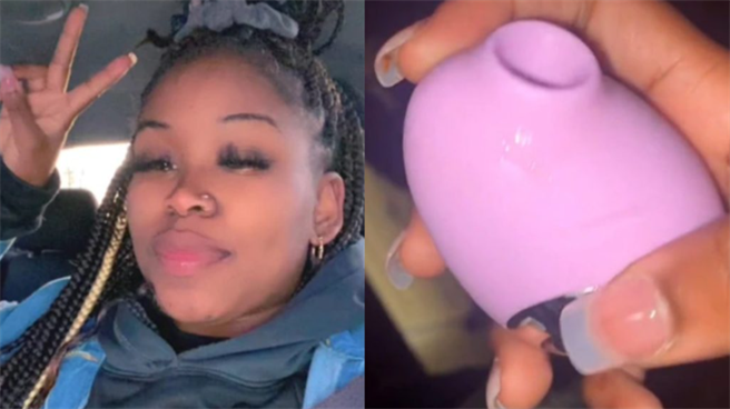 「姐夫」3秒让她高潮到顶点 「卡穴」停不了险真的升天。(翻摄自@_alashawn2 TikTok)