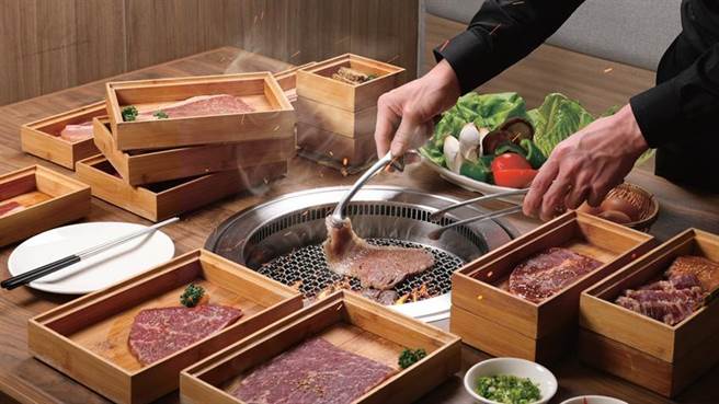 （冒煙商機詢問度高，「本格和牛燒肉放題」台北加盟展將首次開放加盟。圖／築間提供）
