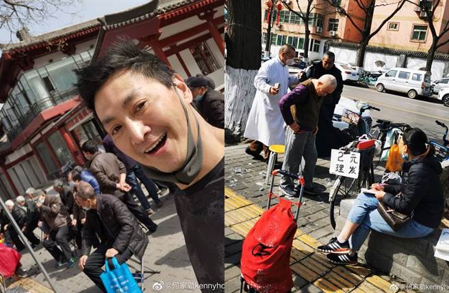 何家劲近照看不出62岁。(图／取自微博)