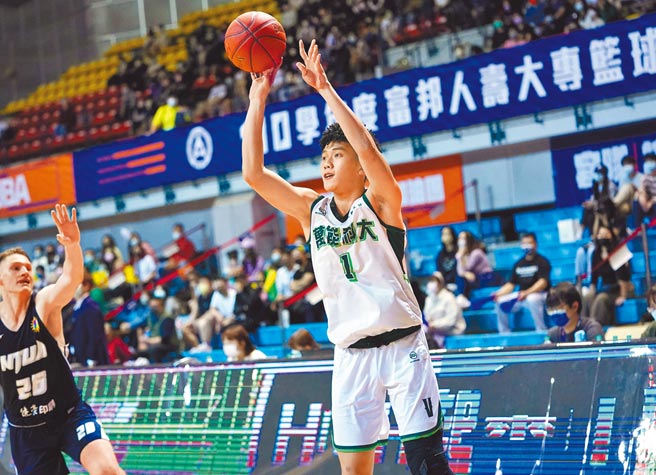 万能科大李家俊就读能仁家商时，就有前进台北小巨蛋的经验。（大专体总提供）