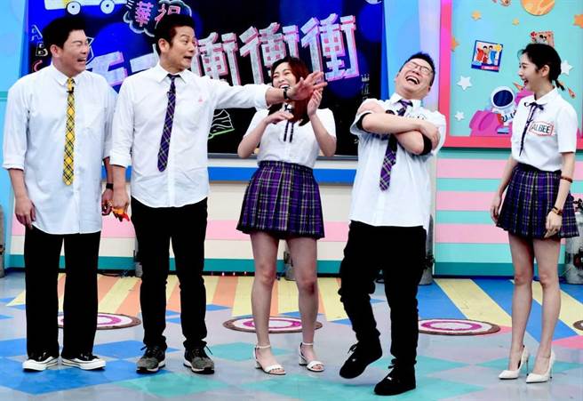 沈玉琳搞笑大爆潘若迪的料。（华视提供）