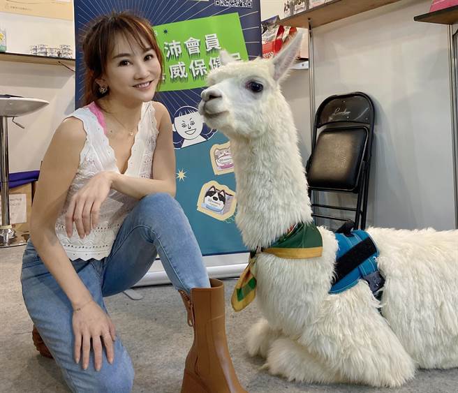 王宥忻今带草泥马麦可出席活动。（沛思特Petstar提供）